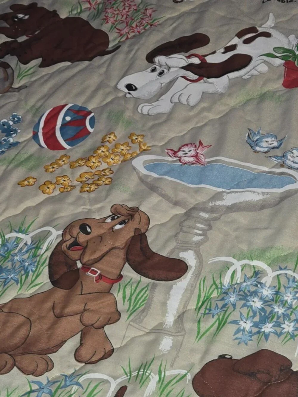 Pound Puppies Vintage 1985 Comforter